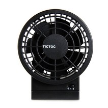 틱톡 듀얼팬 탁상용 USB 선풍기, T-01, 블랙