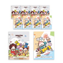 아트모아 초등 3-6 무제 노트 2종 x 5p 세트, 혼합색상, 1세트