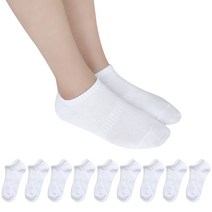 이지레그 여성용 면 두올 어슬레틱 스니커즈 발목 양말 10켤레