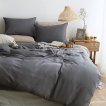 아망떼 뉴데이즈 세미마이크로 홑겹이불커버, TEAL GRAY