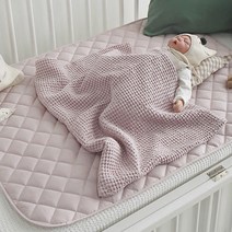 파스텔 순면 유아 방수패드, 핑크