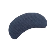 편백아트 3D 매쉬 순면 반달 편백베개 + 프리미엄 나노 초미니칩 세트, 진회색