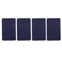 쏘컴퍼니 보수스티커 천연가죽 사파이노 4p, 다크네이비 (CS7910)