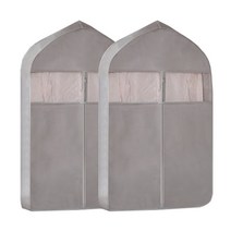 더플로우 확장형 부직포 지퍼형 옷커버 그레이 60 x 10 x 108 cm, 1개입, 2개