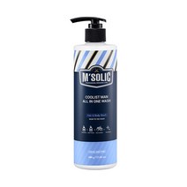 엠솔릭 쿨리스트 맨 올인원 바디워시, 500g, 1개