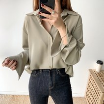 엔비룩 여성용 린스찰랑 남방셔츠