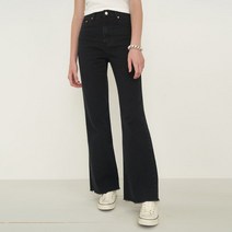 레이디볼륨 여성용 CUTTING WIDE DENIM 팬츠