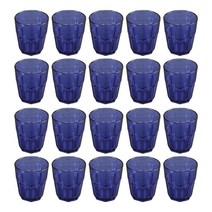 업소용 급식용 8각 물컵 PC 9 OTC 266ml, 청색, 20개
