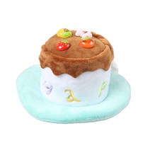 더플로우컴퍼니 반려동물 생일케이크 머리띠 과일 케이크, 블루