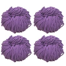 태광 마크라메 실 60합 4mm 4p, 15 퍼플, 91m