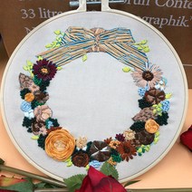 에이엘비 이지자수 DIY패키지 20cm, 1세트, 리본(n54)