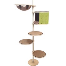 톡톡팩토리 스마트 캣폴 캣타워 V2 스탠다드세트, 그린, 1개