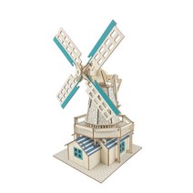 우더블 파란풍차집 미니어쳐 DIY 키트 XF-G003H, 혼합색상