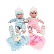 베렝구어 부티크 트윈 디럭스 아기인형 세트 30050, 혼합색상