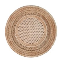 라탄 원형 바구니 트레이, 1개