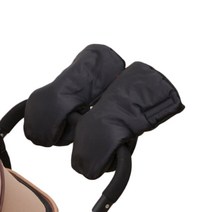 조이멀티 유모차 방한장갑 원사이즈, 블랙