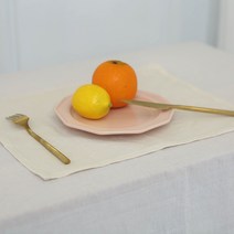 레브라이프 심플 퓨어 린넨 키친크로스 S, 오트밀베이지, 1개