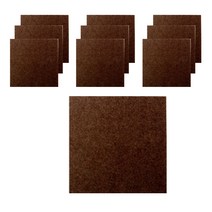 애구애구 강아지 슬개골보호 미끄럼방지 매트 10p, 브라운