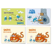 다다 개구쟁이 스머프 뜯어쓰는 스케치북 4p, 345 x 247 mm, 26매