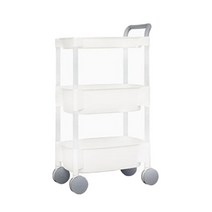 보노하우스 모던 리빙카트 트롤리 3단, 그레이, 1개