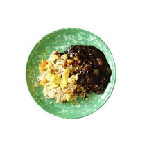 알럽하우스 레트로 그릇 홈포차 안주접시 2p, 쑥색, 2개