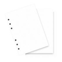 Jaquere 동주의 가방 6공 다이어리 호환 리필 내지 Dot 4mm 3p, 50매