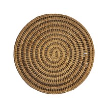 까사드몽 라탄 왕골 원형 식탁 매트, natural, 35cm
