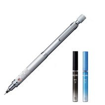 쿠루토가 롤렛모델 샤프 실버 M5-1017 + 전용 샤프심 HB 2p 세트, 1세트, 0.5mm