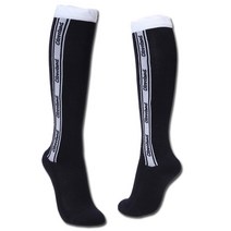 클리브랜드 골프 프릴장식 니삭스 여성 양말 CGKWKS009, 네이비