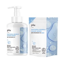 플루 내추럴 버블 핸드워시 본품 500ml + 리필 450ml 세트 플로럴향, 1세트