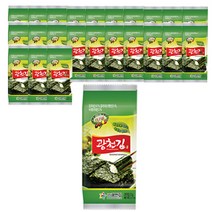 광천김 올리브유 바르고 녹차가 첨가된 녹차김, 5g, 24개