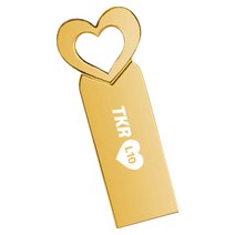 티케이리테일 USB 메모리 2.0 골드 L10-008G, 8GB
