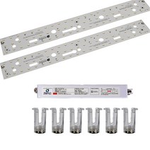 삼성LED 04 주방 거실등 50W 540 x 75 mm S4 기판 2p + KC 안정기 세트, 주광색, 1세트