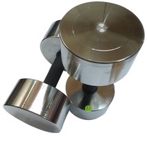 3중 크롬 도금 아령 2p, 11kg, 2개