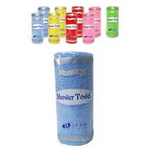 웨이브 샤워타올, 랜덤발송, 10개