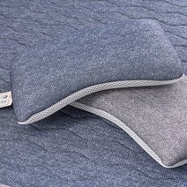 더베딩샵 3D 에어 메쉬 쿠션 베개, 블루