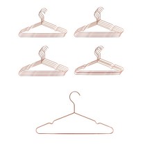 마녀의생활 옷걸이 2. 스틸옷걸이, 20개입, 로즈골드