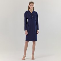 테난 KL 빅 라펠 원피스