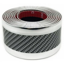 MEO 자동차 카본 테이프 1m x 7cm, 실버 블랙, 1개