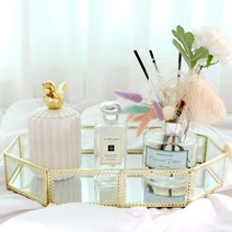 더이쁨 골드 팔각 미러 트레이 EP-0732, 라이트골드