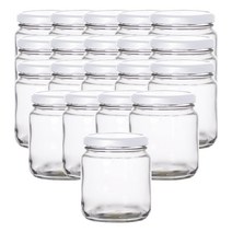 원형 고추장 유리 저장병 화이트 100 x 115 mm 20p, 700ml, 1개