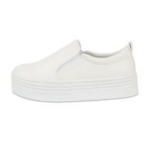 필블루 여성용 키높이 올리브 슬립온 4cm