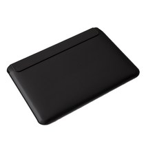 Ekeepment 레더프로 3세대 맥북 가죽 파우치, Black