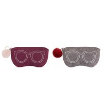 오체어스 솜방울 안경 보관파우치, 랜덤발송, 2개