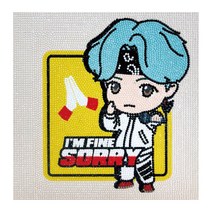 아이러브페인팅 TinyTAN DIY CUBIC PAINTING_MIC Drop 25 x 25 cm, SUGA, 1개