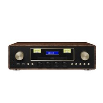 아즈라 AUX 블루투스 5 CD FM 라디오 일체형 오디오, AMAP-1000, 우드