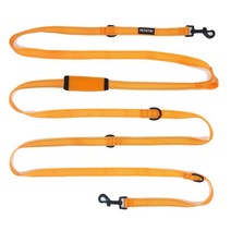 펫스츄리 강아지 올인원 멀티 폴딩 리드줄, ORANGE