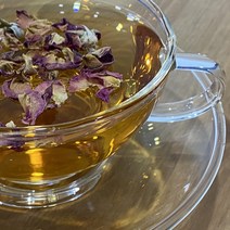 차믈리에 베이직 홍차 유리컵 앤 소서 200ml, 1세트