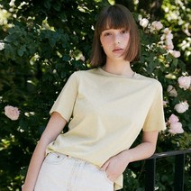 블랭크공삼 여성용 cotton silket t-shirt