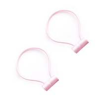 루비코코 심플 자석 커튼타이백, 핑크, 2개